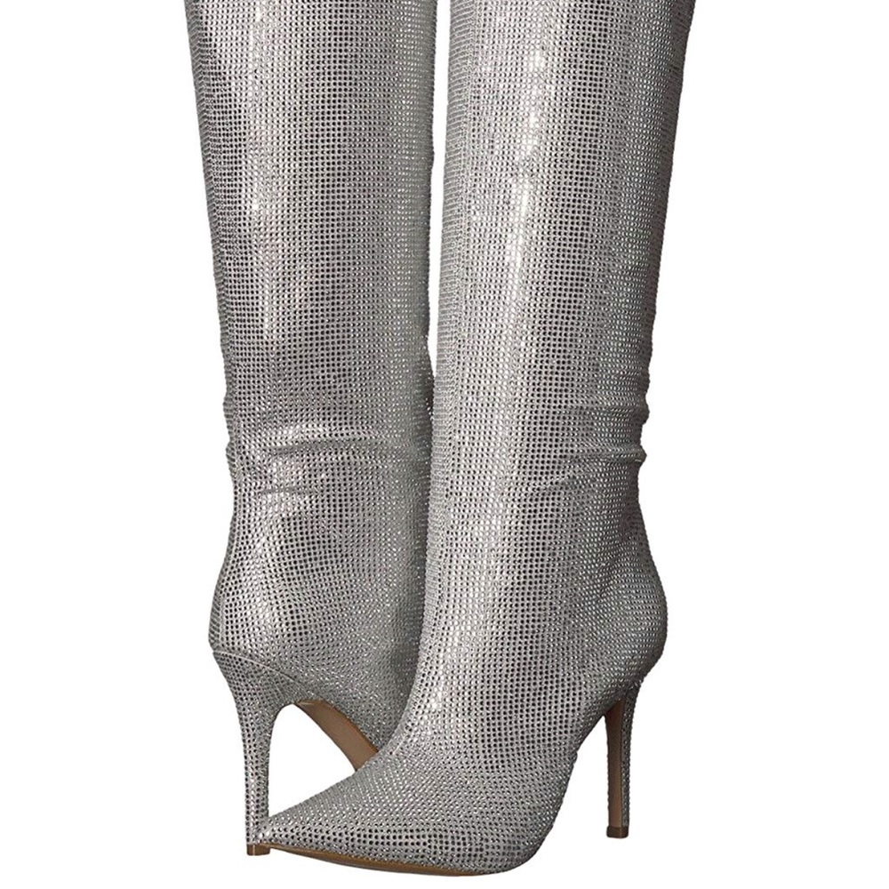 Aldo Claira - Rhinestone boots, Size 7.5 US (New)